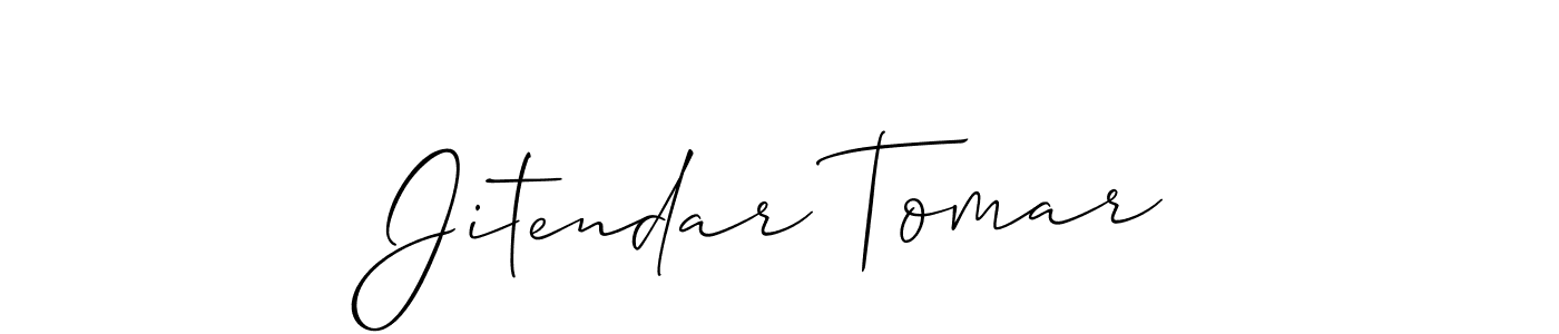 How to Draw Jitendar Tomar signature style? Allison_Script is a latest design signature styles for name Jitendar Tomar. Jitendar Tomar signature style 2 images and pictures png