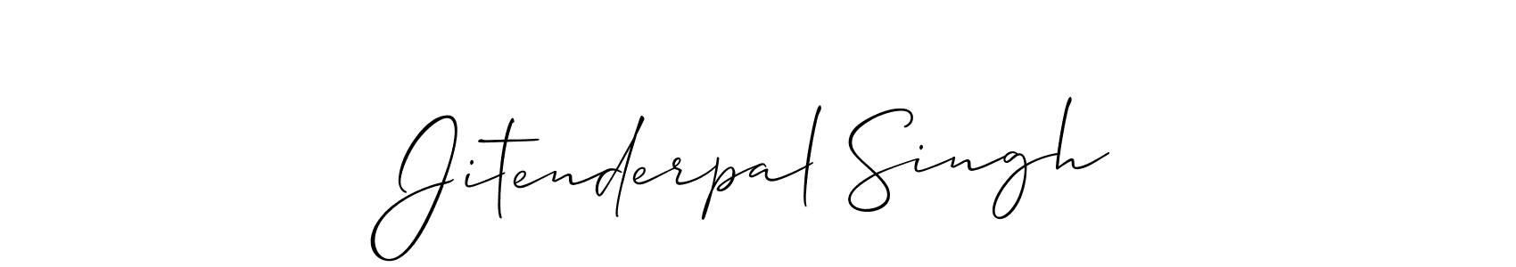 Allison_Script is a professional signature style that is perfect for those who want to add a touch of class to their signature. It is also a great choice for those who want to make their signature more unique. Get Jitenderpal Singh name to fancy signature for free. Jitenderpal Singh signature style 2 images and pictures png