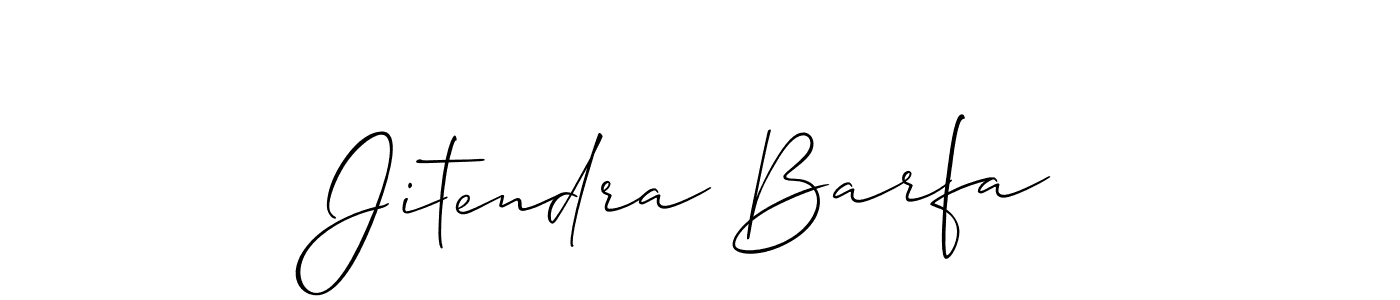 Once you've used our free online signature maker to create your best signature Allison_Script style, it's time to enjoy all of the benefits that Jitendra Barfa name signing documents. Jitendra Barfa signature style 2 images and pictures png
