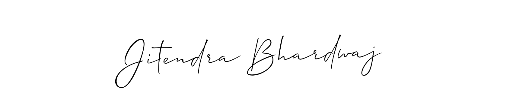 The best way (Allison_Script) to make a short signature is to pick only two or three words in your name. The name Jitendra Bhardwaj include a total of six letters. For converting this name. Jitendra Bhardwaj signature style 2 images and pictures png