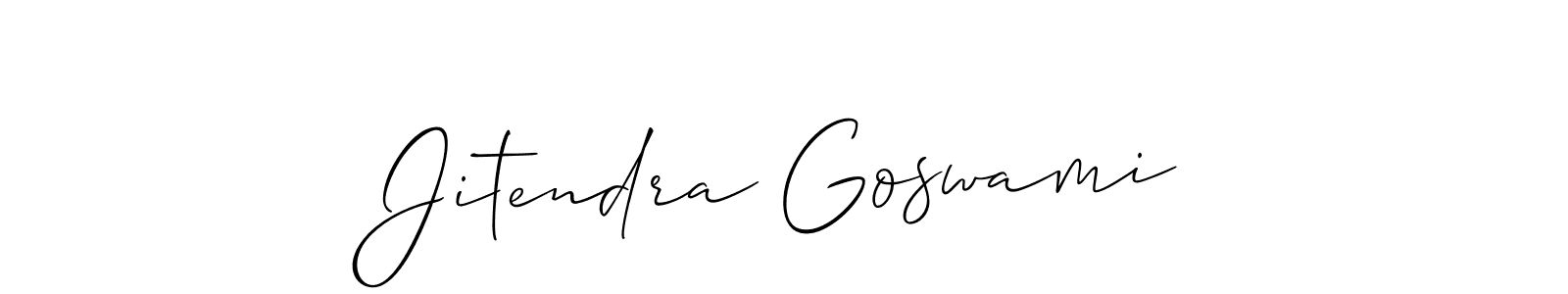 It looks lik you need a new signature style for name Jitendra Goswami. Design unique handwritten (Allison_Script) signature with our free signature maker in just a few clicks. Jitendra Goswami signature style 2 images and pictures png