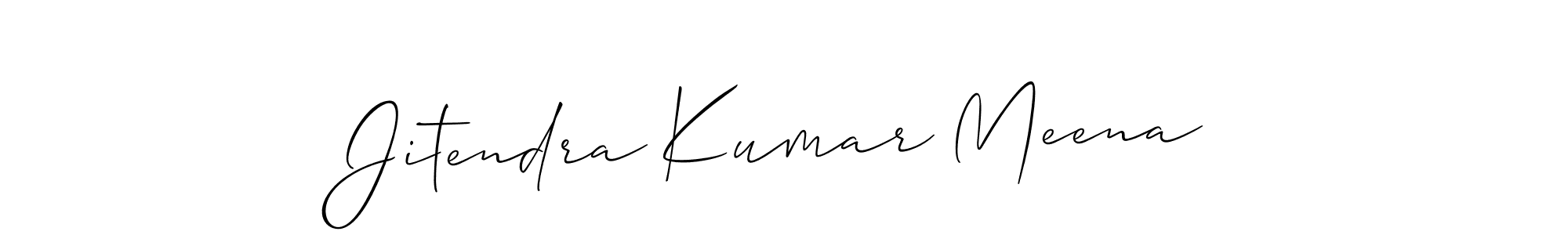 Also You can easily find your signature by using the search form. We will create Jitendra Kumar Meena name handwritten signature images for you free of cost using Allison_Script sign style. Jitendra Kumar Meena signature style 2 images and pictures png