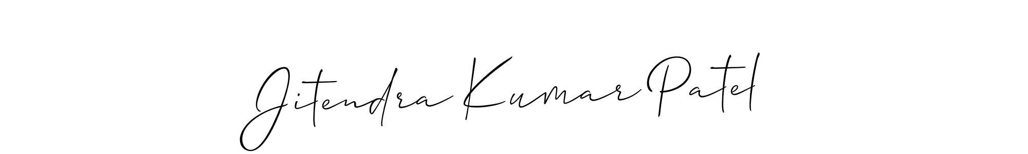 You should practise on your own different ways (Allison_Script) to write your name (Jitendra Kumar Patel) in signature. don't let someone else do it for you. Jitendra Kumar Patel signature style 2 images and pictures png