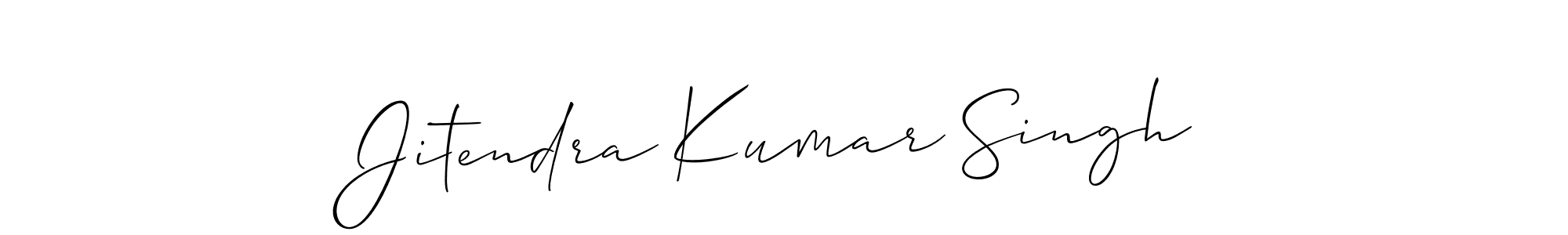 Make a short Jitendra Kumar Singh signature style. Manage your documents anywhere anytime using Allison_Script. Create and add eSignatures, submit forms, share and send files easily. Jitendra Kumar Singh signature style 2 images and pictures png