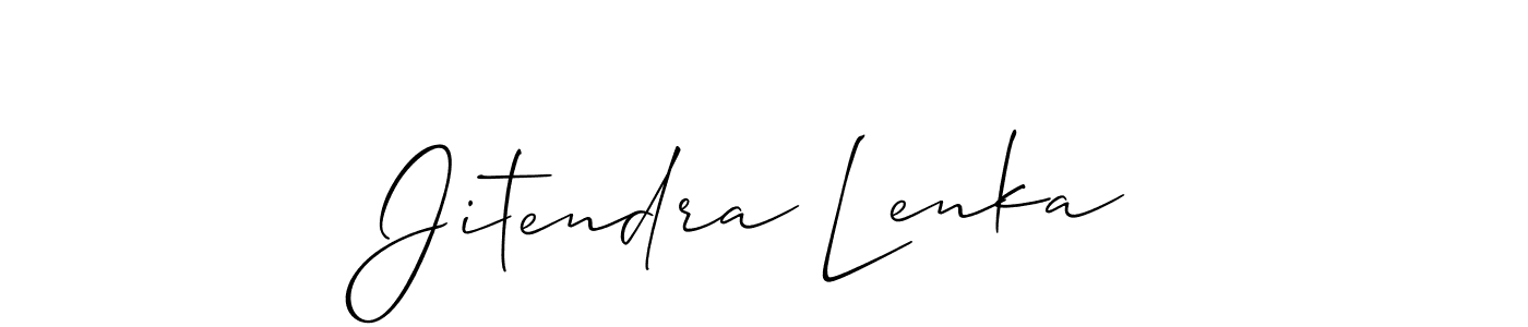 Best and Professional Signature Style for Jitendra Lenka. Allison_Script Best Signature Style Collection. Jitendra Lenka signature style 2 images and pictures png