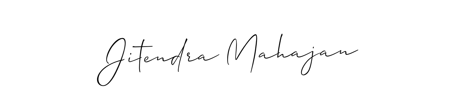 This is the best signature style for the Jitendra Mahajan name. Also you like these signature font (Allison_Script). Mix name signature. Jitendra Mahajan signature style 2 images and pictures png