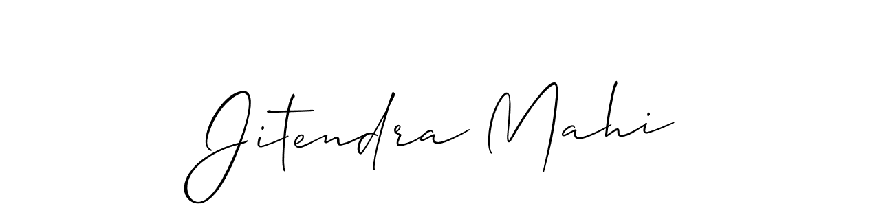 The best way (Allison_Script) to make a short signature is to pick only two or three words in your name. The name Jitendra Mahi include a total of six letters. For converting this name. Jitendra Mahi signature style 2 images and pictures png