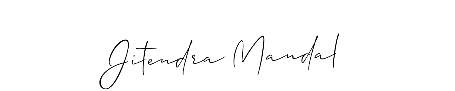 if you are searching for the best signature style for your name Jitendra Mandal. so please give up your signature search. here we have designed multiple signature styles  using Allison_Script. Jitendra Mandal signature style 2 images and pictures png