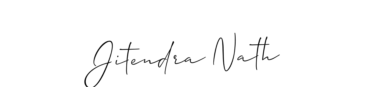 The best way (Allison_Script) to make a short signature is to pick only two or three words in your name. The name Jitendra Nath include a total of six letters. For converting this name. Jitendra Nath signature style 2 images and pictures png