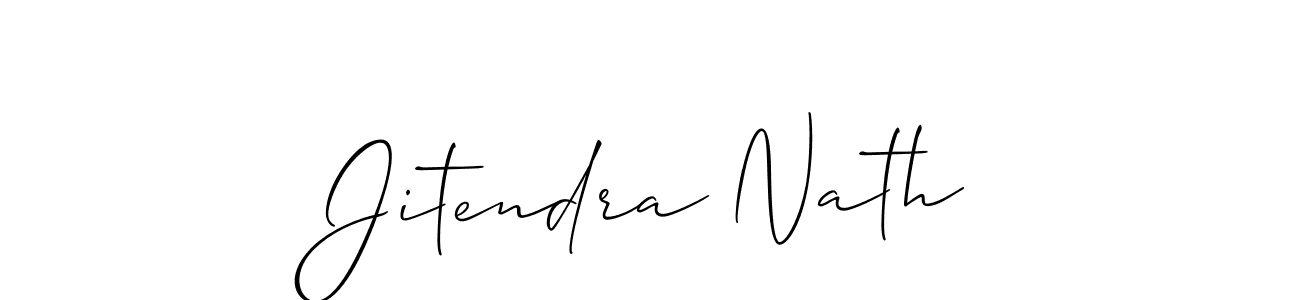 The best way (Allison_Script) to make a short signature is to pick only two or three words in your name. The name Jitendra Nath include a total of six letters. For converting this name. Jitendra Nath signature style 2 images and pictures png