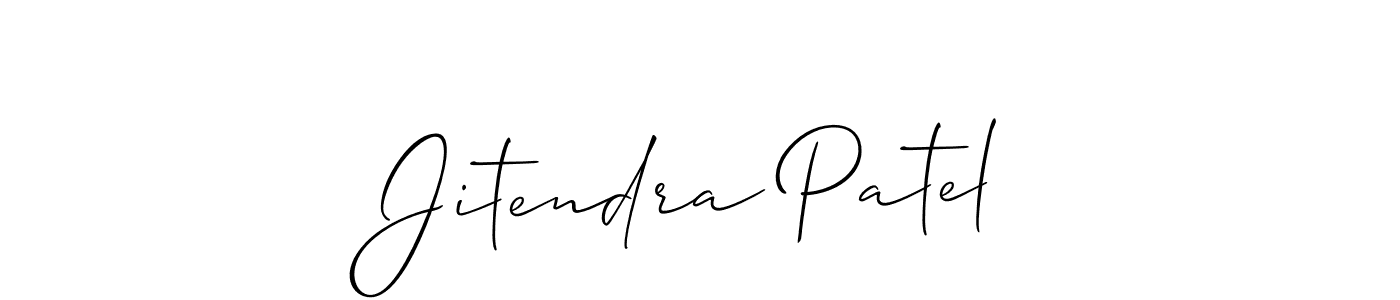 The best way (Allison_Script) to make a short signature is to pick only two or three words in your name. The name Jitendra Patel include a total of six letters. For converting this name. Jitendra Patel signature style 2 images and pictures png