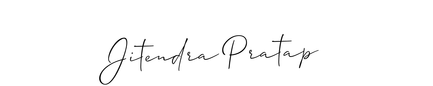 How to make Jitendra Pratap signature? Allison_Script is a professional autograph style. Create handwritten signature for Jitendra Pratap name. Jitendra Pratap signature style 2 images and pictures png