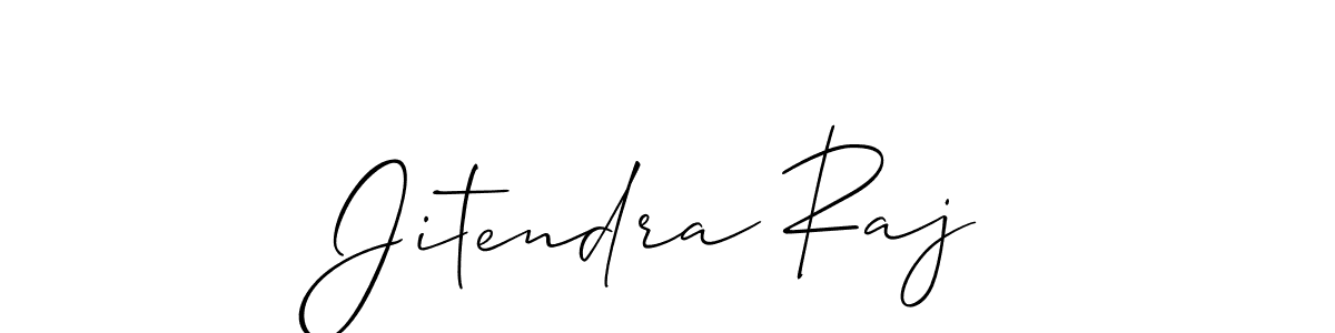 Make a beautiful signature design for name Jitendra Raj. With this signature (Allison_Script) style, you can create a handwritten signature for free. Jitendra Raj signature style 2 images and pictures png