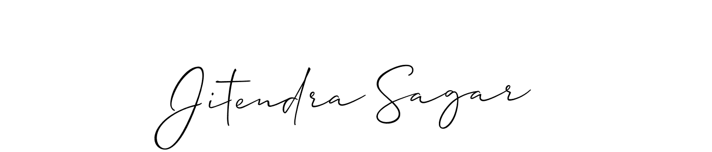 You should practise on your own different ways (Allison_Script) to write your name (Jitendra Sagar) in signature. don't let someone else do it for you. Jitendra Sagar signature style 2 images and pictures png