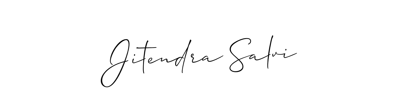 Here are the top 10 professional signature styles for the name Jitendra Salvi. These are the best autograph styles you can use for your name. Jitendra Salvi signature style 2 images and pictures png