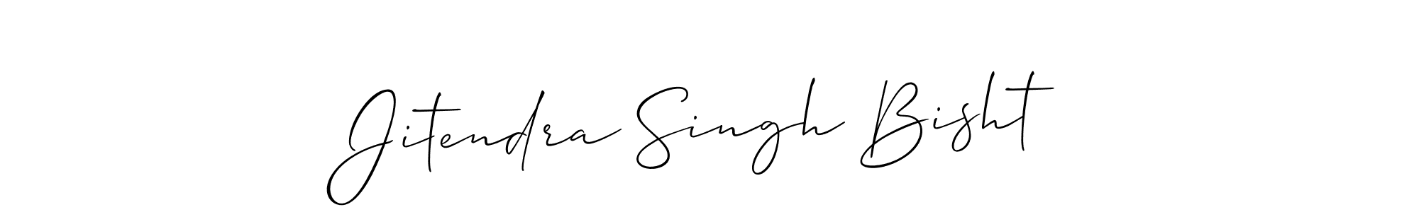 Also You can easily find your signature by using the search form. We will create Jitendra Singh Bisht name handwritten signature images for you free of cost using Allison_Script sign style. Jitendra Singh Bisht signature style 2 images and pictures png