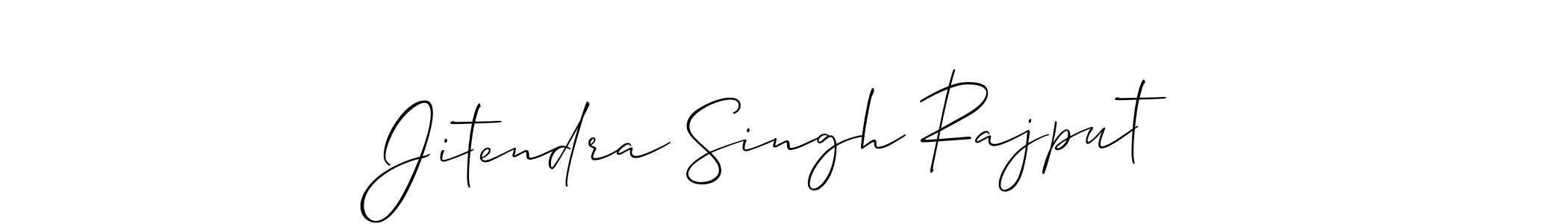 Make a short Jitendra Singh Rajput signature style. Manage your documents anywhere anytime using Allison_Script. Create and add eSignatures, submit forms, share and send files easily. Jitendra Singh Rajput signature style 2 images and pictures png