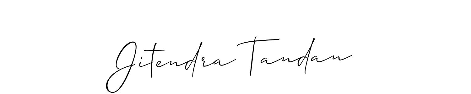 It looks lik you need a new signature style for name Jitendra Tandan. Design unique handwritten (Allison_Script) signature with our free signature maker in just a few clicks. Jitendra Tandan signature style 2 images and pictures png