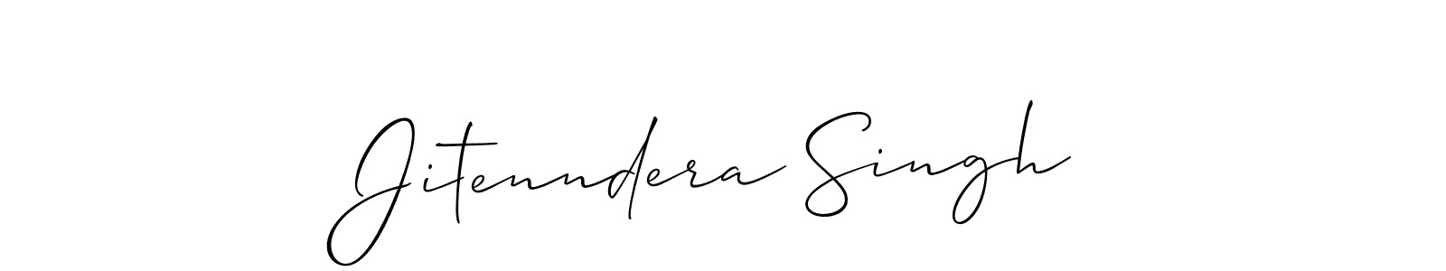 if you are searching for the best signature style for your name Jitenndera Singh. so please give up your signature search. here we have designed multiple signature styles  using Allison_Script. Jitenndera Singh signature style 2 images and pictures png