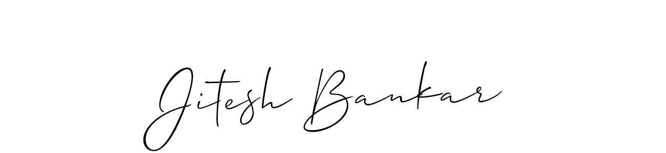 You can use this online signature creator to create a handwritten signature for the name Jitesh Bankar. This is the best online autograph maker. Jitesh Bankar signature style 2 images and pictures png