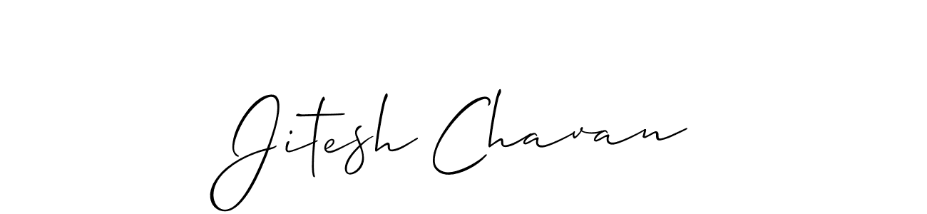 How to make Jitesh Chavan signature? Allison_Script is a professional autograph style. Create handwritten signature for Jitesh Chavan name. Jitesh Chavan signature style 2 images and pictures png
