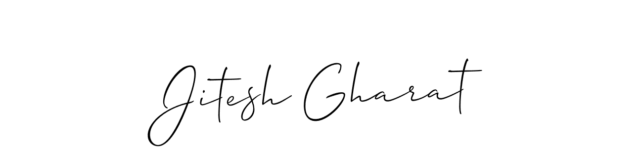 You should practise on your own different ways (Allison_Script) to write your name (Jitesh Gharat) in signature. don't let someone else do it for you. Jitesh Gharat signature style 2 images and pictures png