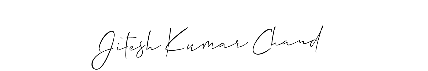 How to Draw Jitesh Kumar Chand signature style? Allison_Script is a latest design signature styles for name Jitesh Kumar Chand. Jitesh Kumar Chand signature style 2 images and pictures png
