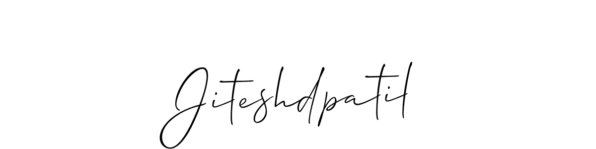 Make a short Jiteshdpatil signature style. Manage your documents anywhere anytime using Allison_Script. Create and add eSignatures, submit forms, share and send files easily. Jiteshdpatil signature style 2 images and pictures png