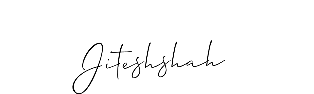 Make a beautiful signature design for name Jiteshshah. With this signature (Allison_Script) style, you can create a handwritten signature for free. Jiteshshah signature style 2 images and pictures png