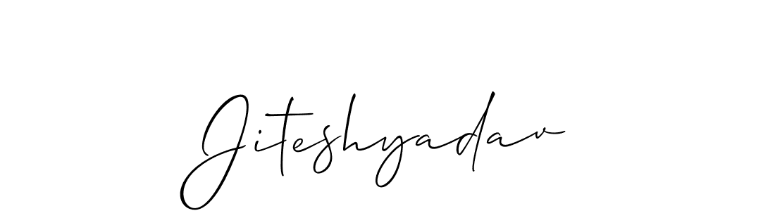 Also You can easily find your signature by using the search form. We will create Jiteshyadav name handwritten signature images for you free of cost using Allison_Script sign style. Jiteshyadav signature style 2 images and pictures png