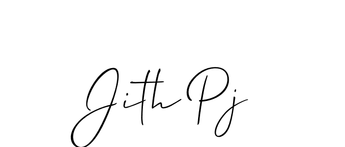 Here are the top 10 professional signature styles for the name Jith Pj. These are the best autograph styles you can use for your name. Jith Pj signature style 2 images and pictures png