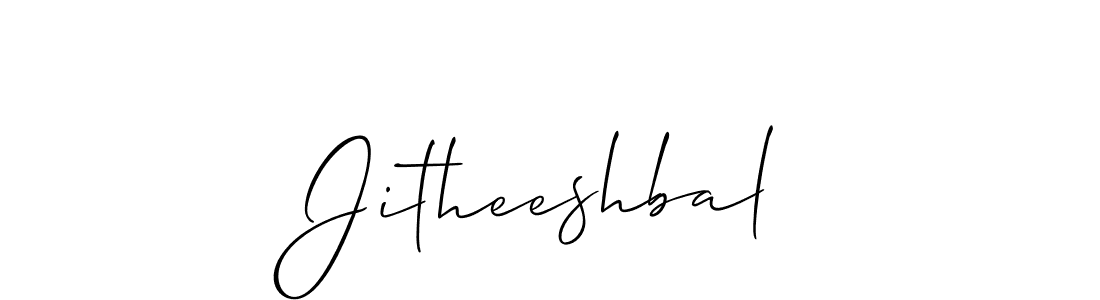 How to make Jitheeshbal signature? Allison_Script is a professional autograph style. Create handwritten signature for Jitheeshbal name. Jitheeshbal signature style 2 images and pictures png