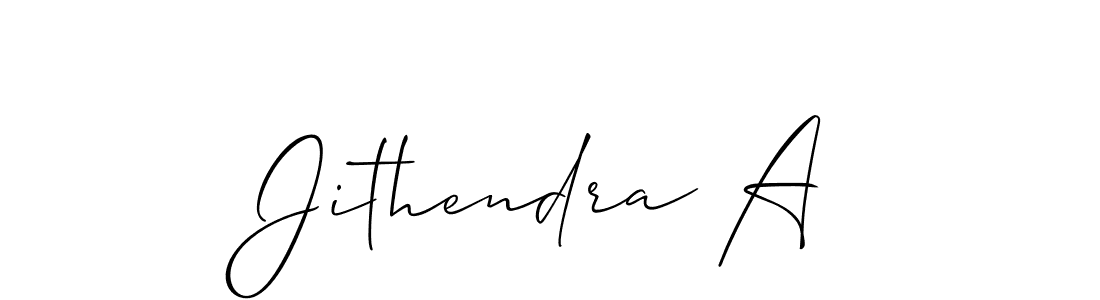 Once you've used our free online signature maker to create your best signature Allison_Script style, it's time to enjoy all of the benefits that Jithendra A name signing documents. Jithendra A signature style 2 images and pictures png