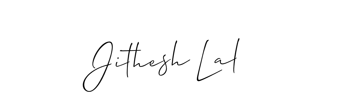 Also we have Jithesh Lal name is the best signature style. Create professional handwritten signature collection using Allison_Script autograph style. Jithesh Lal signature style 2 images and pictures png