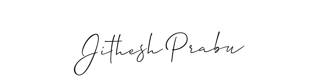 Best and Professional Signature Style for Jithesh Prabu. Allison_Script Best Signature Style Collection. Jithesh Prabu signature style 2 images and pictures png