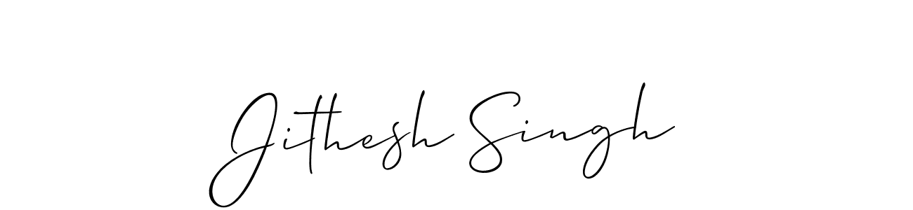 This is the best signature style for the Jithesh Singh name. Also you like these signature font (Allison_Script). Mix name signature. Jithesh Singh signature style 2 images and pictures png