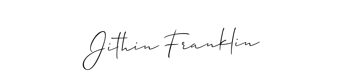 This is the best signature style for the Jithin Franklin name. Also you like these signature font (Allison_Script). Mix name signature. Jithin Franklin signature style 2 images and pictures png