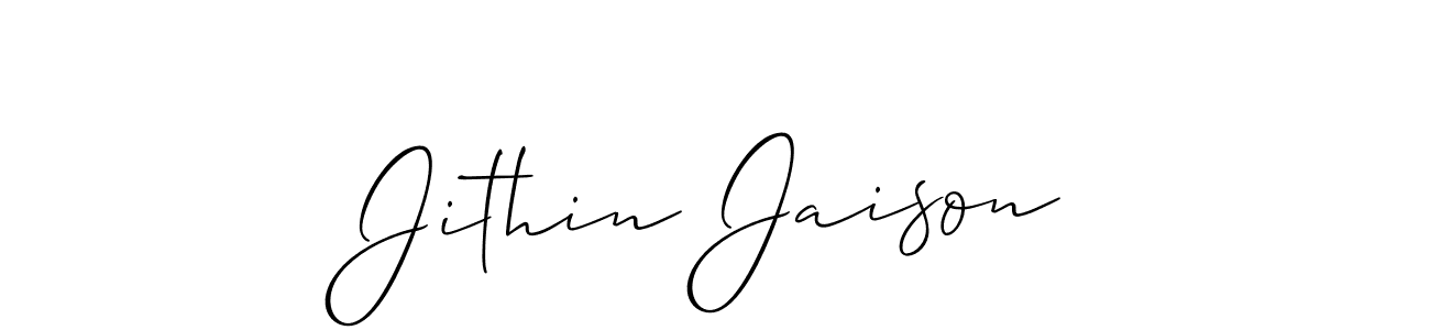 Best and Professional Signature Style for Jithin Jaison. Allison_Script Best Signature Style Collection. Jithin Jaison signature style 2 images and pictures png