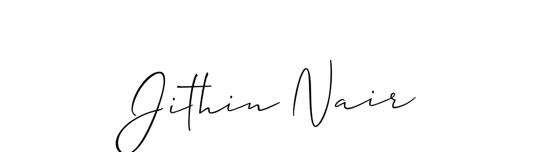 This is the best signature style for the Jithin Nair name. Also you like these signature font (Allison_Script). Mix name signature. Jithin Nair signature style 2 images and pictures png