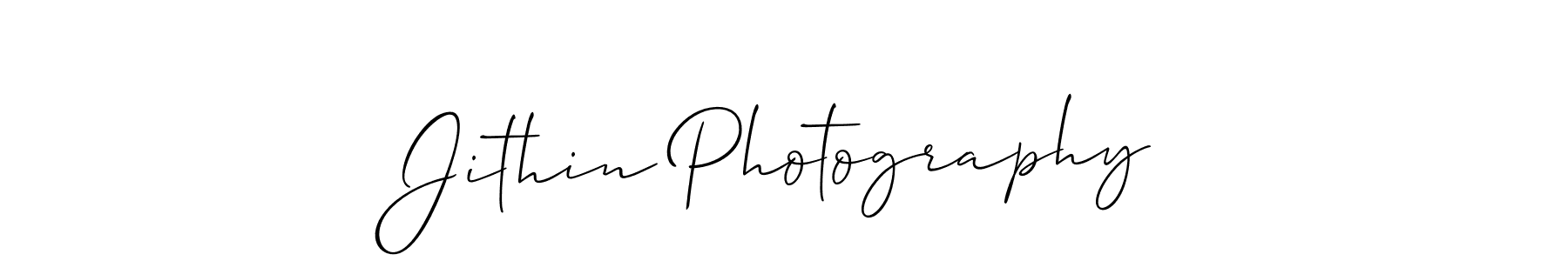 Check out images of Autograph of Jithin Photography name. Actor Jithin Photography Signature Style. Allison_Script is a professional sign style online. Jithin Photography signature style 2 images and pictures png