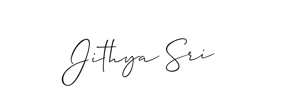 You can use this online signature creator to create a handwritten signature for the name Jithya Sri. This is the best online autograph maker. Jithya Sri signature style 2 images and pictures png