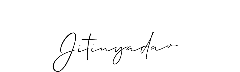 The best way (Allison_Script) to make a short signature is to pick only two or three words in your name. The name Jitinyadav include a total of six letters. For converting this name. Jitinyadav signature style 2 images and pictures png