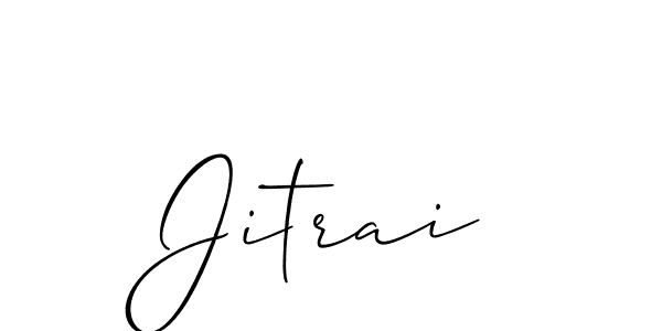 if you are searching for the best signature style for your name Jitrai. so please give up your signature search. here we have designed multiple signature styles  using Allison_Script. Jitrai signature style 2 images and pictures png