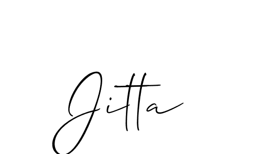 Make a beautiful signature design for name Jitta. Use this online signature maker to create a handwritten signature for free. Jitta signature style 2 images and pictures png