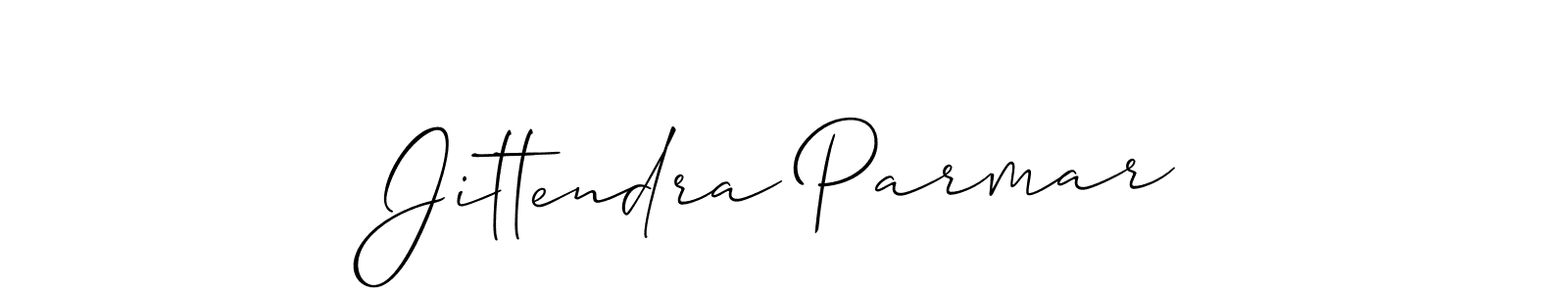 Create a beautiful signature design for name Jittendra Parmar. With this signature (Allison_Script) fonts, you can make a handwritten signature for free. Jittendra Parmar signature style 2 images and pictures png