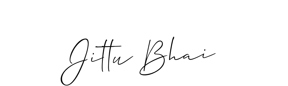 Best and Professional Signature Style for Jittu Bhai. Allison_Script Best Signature Style Collection. Jittu Bhai signature style 2 images and pictures png