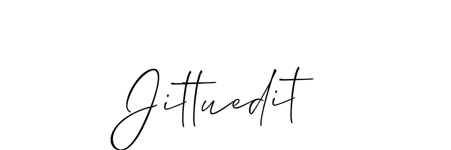 Also You can easily find your signature by using the search form. We will create Jittuedit name handwritten signature images for you free of cost using Allison_Script sign style. Jittuedit signature style 2 images and pictures png