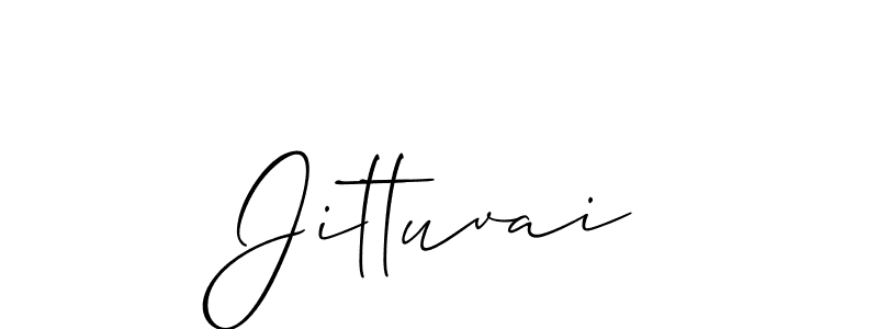 You can use this online signature creator to create a handwritten signature for the name Jittuvai. This is the best online autograph maker. Jittuvai signature style 2 images and pictures png