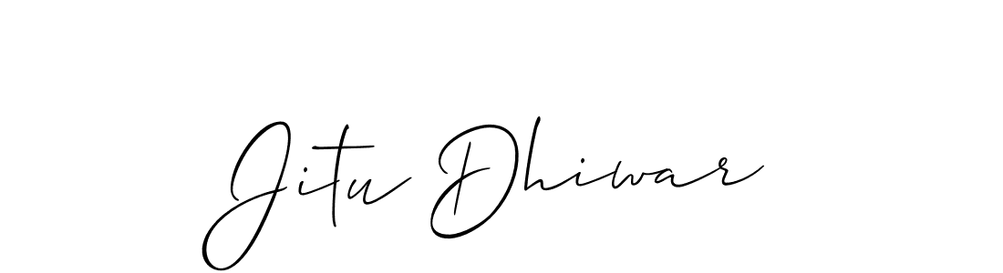 Check out images of Autograph of Jitu Dhiwar name. Actor Jitu Dhiwar Signature Style. Allison_Script is a professional sign style online. Jitu Dhiwar signature style 2 images and pictures png