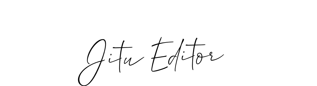 Here are the top 10 professional signature styles for the name Jitu Editor. These are the best autograph styles you can use for your name. Jitu Editor signature style 2 images and pictures png